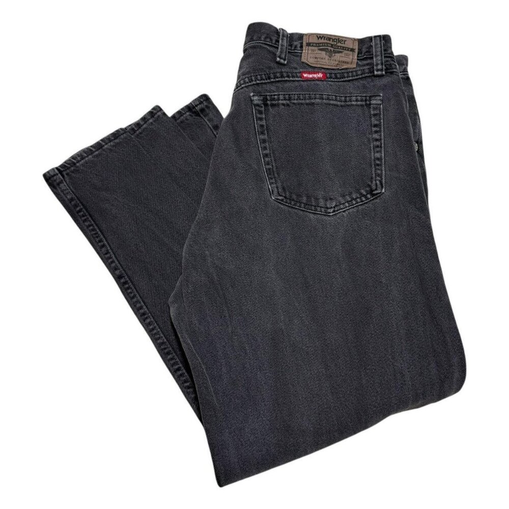 Vintage Wrangler 97601CB Faded‎ Black Jean Pants Men's 36x29